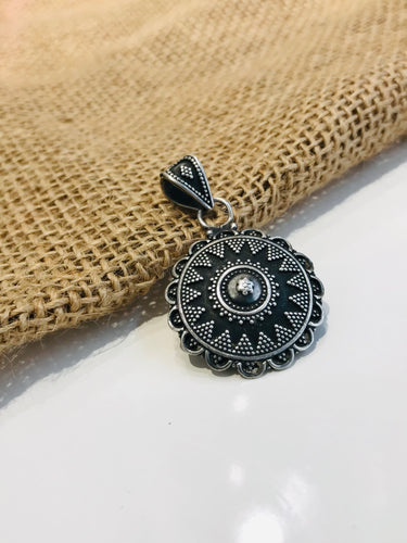 925 Mandala Silver Pendant